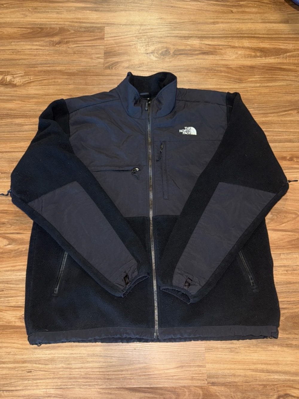 The North Face Black Fleece Jacket with Chest Panels